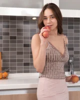 We Are Hairy - 08-MelaniBree_PinkSkirtBlueWall_009