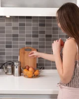 We Are Hairy - 10-MelaniBree_PinkSkirtBlueWall_011